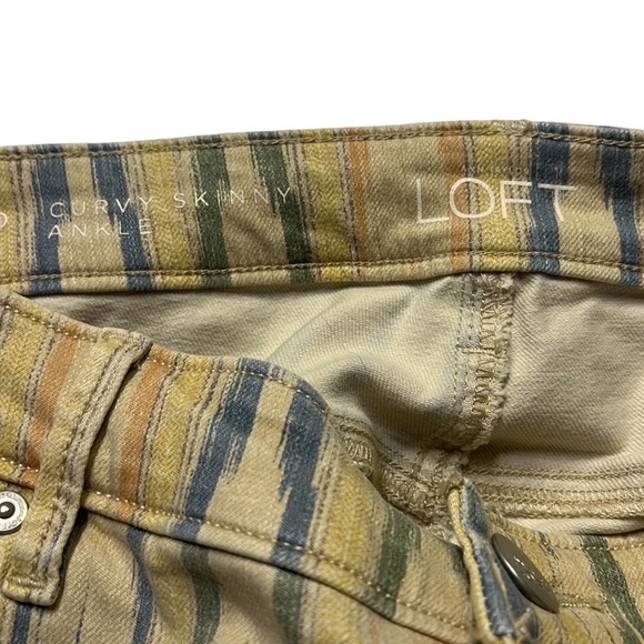 Loft Curvy Skinny Printed Jeans - Picture 6 of 7